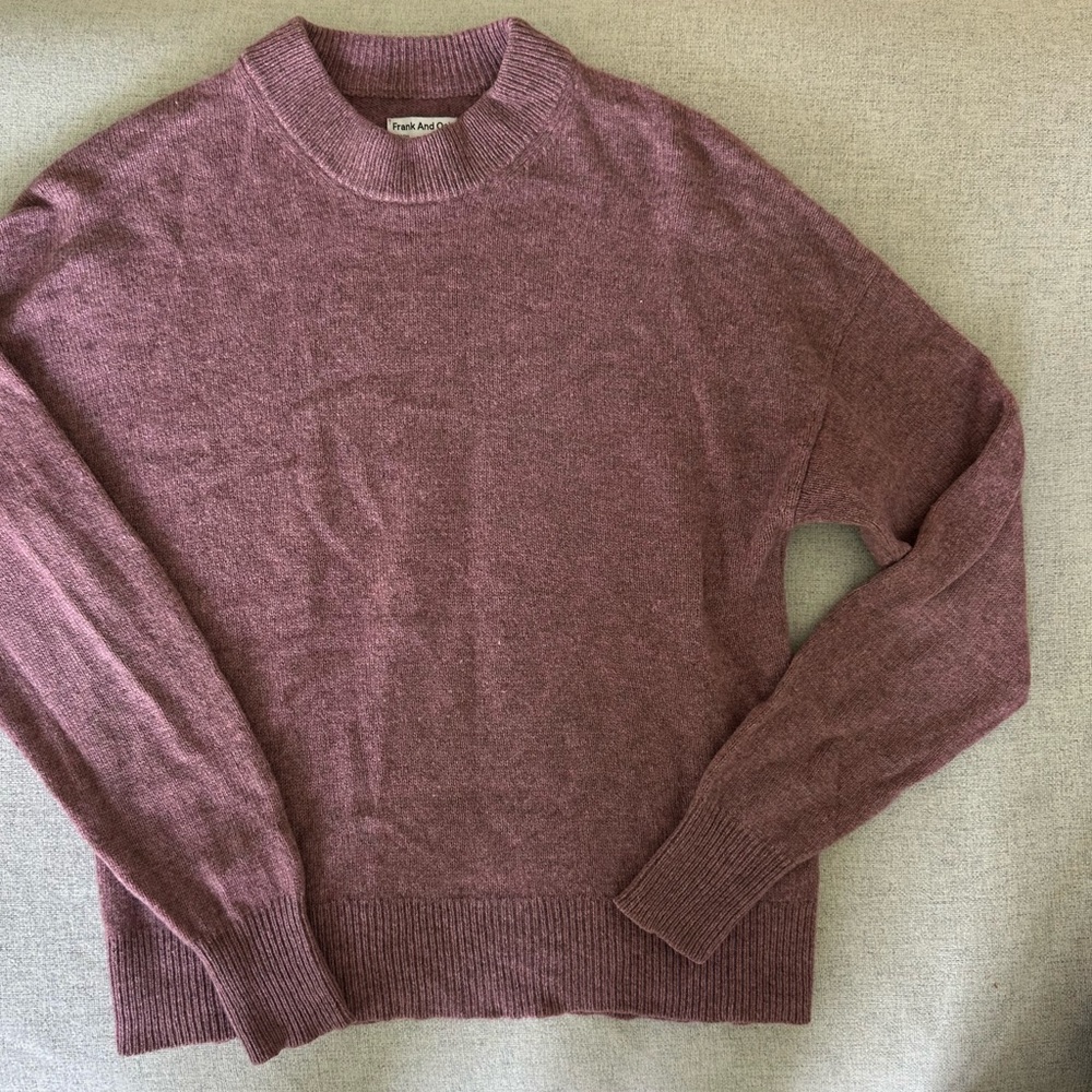 Frank and Oak crewneck yak merino sweater